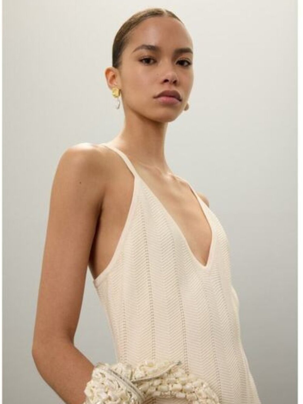 Ronny Kobo x RTR Crochet Knit Dress